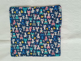 Putzlappen farbige Katzen blau