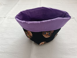 Untensilo Katzen schwarz innen violet