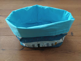 Untensilo Katzen fischen, blau