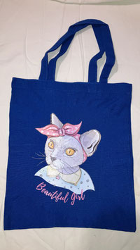 Tasche Beautiful Girl blau