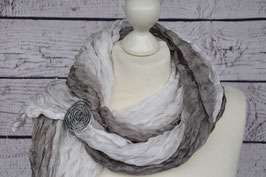 Seidentuch Grau-Sand