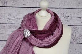 Seidentuch Pflaume 100% Seide