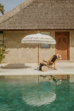 Luxe Boho Bali Parasol  ❤XAXA  Half bewerkt