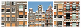 Magnet Schlüsselbrett "Amsterdam Fenster"