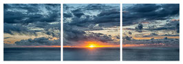 Magnet Schlüsselbrett "Sonnenuntergang"