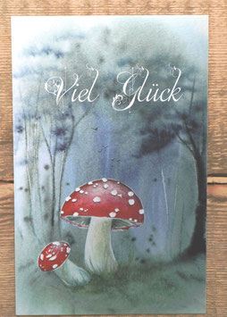 Grußkarte "VIEL GLÜCK!"