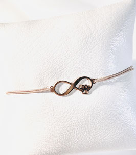 Armband INFINITY PFOTE | Sterling Silber