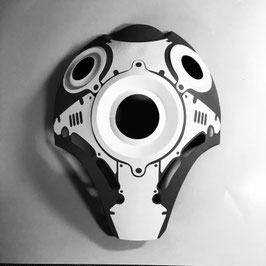 CYBER MECH FACEの白X黒