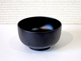 塗立の黒椀