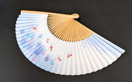 金魚柄の扇子