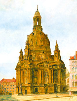 D48, Die Frauenkirche zu Dresden historische Ansicht