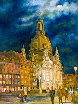 D43, Vor dem Konzert in der Frauenkirche zu Dresden