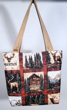 Mooie nieuwe handgemaakte schoudertas Into the Forrest