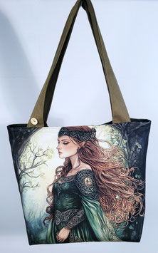 Mooie nieuwe handgemaakte schoudertas Keltische Godin
