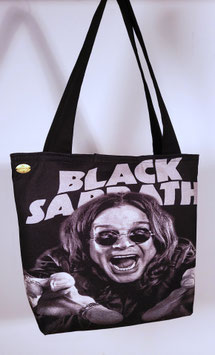 Exclusieve handgemaakte draagtas/schoudertas Ozzy Osbourn Black Sabbath