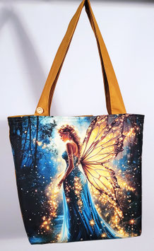 Mooie nieuwe handgemaakte schoudertas Glinsterend Elfje