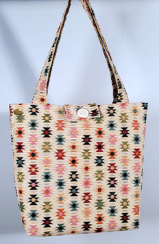 Nieuwe handgemaakte draagtas Modern Art van hoge kwaliteit, stevige gobelin stof