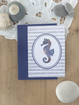 Carte postale simple L'hippocampe