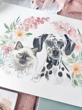 Portrait 2 animaux