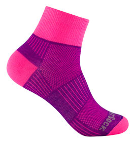 WrightSock Coolmesh II Quarter - Classic - pink