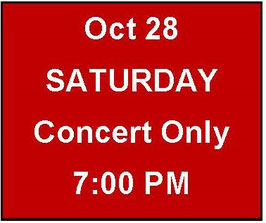 EXTRA Saturday Concert Tickets a la carte (Choose an option.)