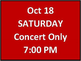 EXTRA Saturday Concert Tickets a la carte (Choose an option.)
