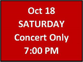 EXTRA Saturday Concert Tickets a la carte (Choose an option.)