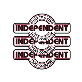 Independent Built to Grind Bauhaus Sticker