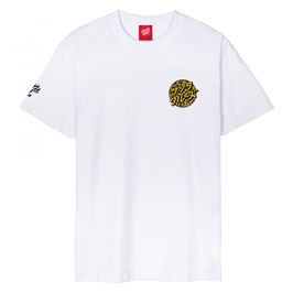 Santa Cruz Leopard Japanese Dot Shirt white