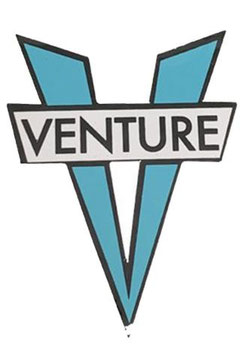 Venture V Sticker blue