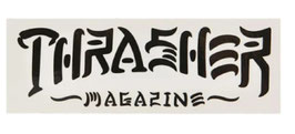 Thrasher Skate and Destroy Sticker White