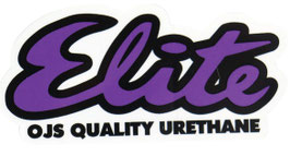 OJ Wheels Elite Quality Sticker purple