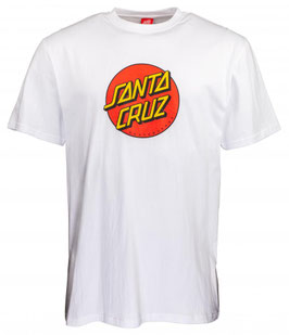 Santa Cruz Classic Dot Shirt white