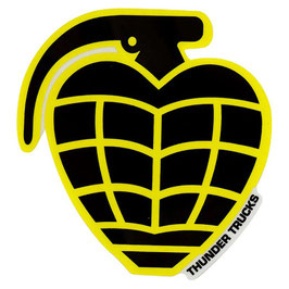 Thunder Grenade Sticker yellow