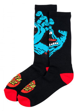 Santa Cruz Screaming Hand Socks black