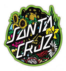Santa Cruz Dressen Pup Dot Sticker
