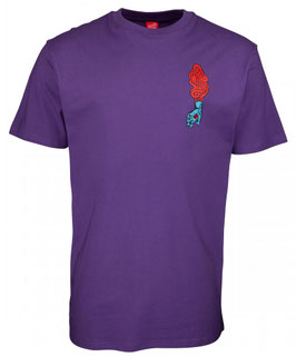 Santa Cruz Screaming Hand Scream Shirt purple