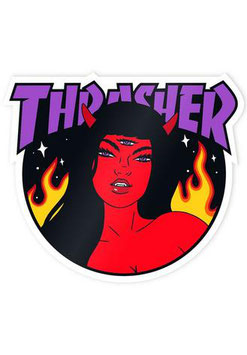 Thrasher Roja Logo Sticker