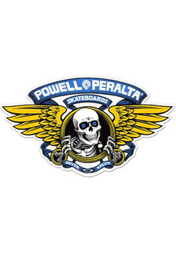 Powell Peralta Winged Ripper Sticker blue