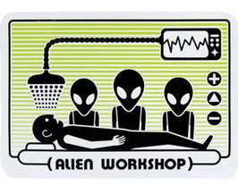 Alien Workshop Abduction Sticker Green