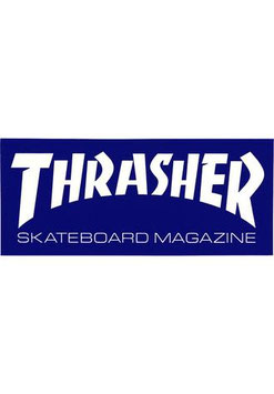 Thrasher Skate Mag Sticker blue