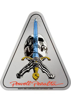 Powell Peralta Skull & Sword Sticker