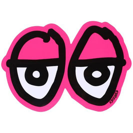 Krooked Eyes Sticker pink