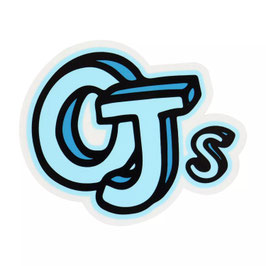 OJ Wheels Sketchbook Sticker blue