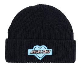 Santa Cruz Womens Heart Strip Beanie