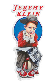 World Industries Klein Black Eye Kid Sticker