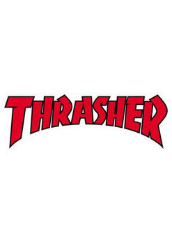 Thrasher Sticker red