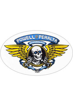 Powell Peralta Winged Ripper Sticker blue
