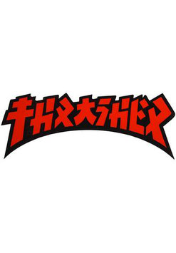 Thrasher  Godzilla Sticker black