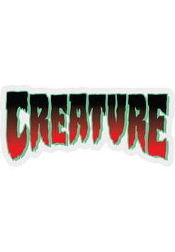 Creature Logo Horror Sticker